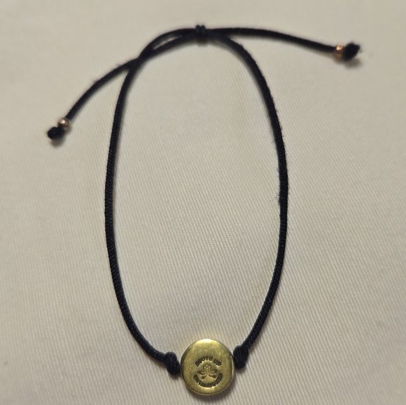 House Of Metalworks Gold and Black Adjustable Caduceus Bracelet - Picture 2 of 4